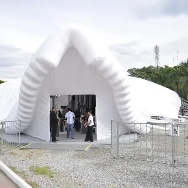 Stand inflável fabricado pela Big Infláveis