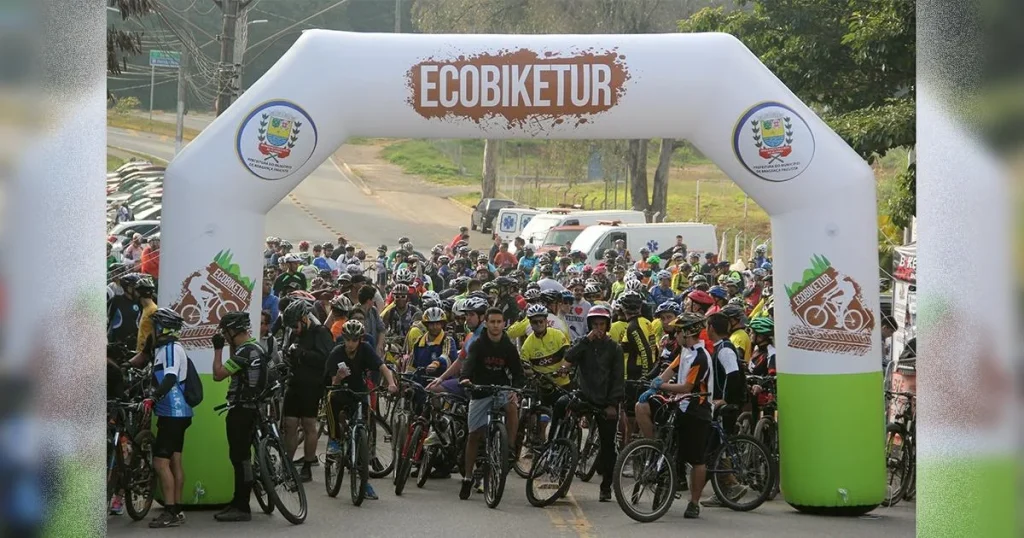 A presença de infláveis em eventos esportivos