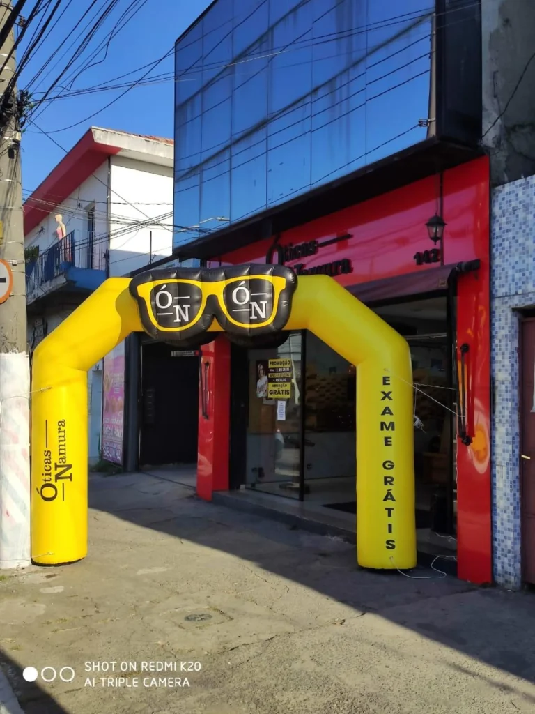 Pórtico inflável
