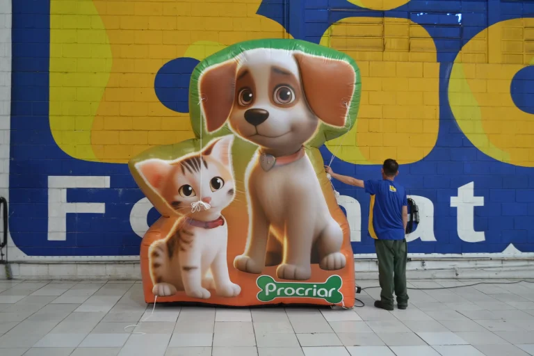 Mascote inflável