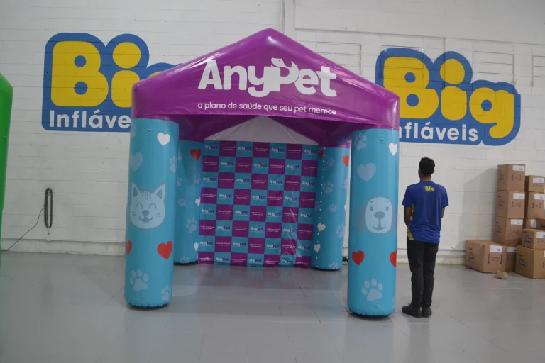 Tenda inflável