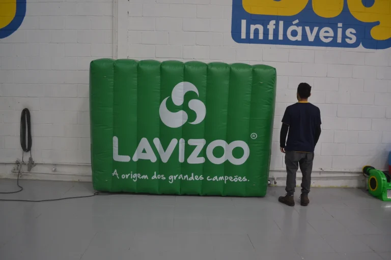 Logotipo inflável