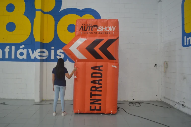 Totem inflável