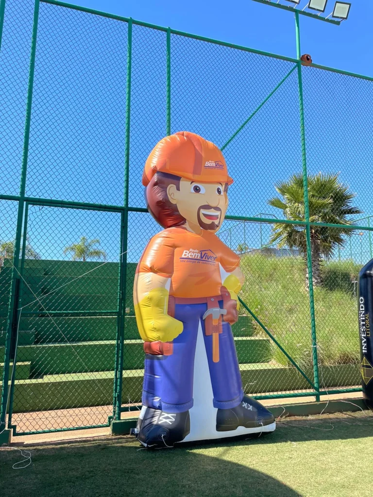 Mascote inflável