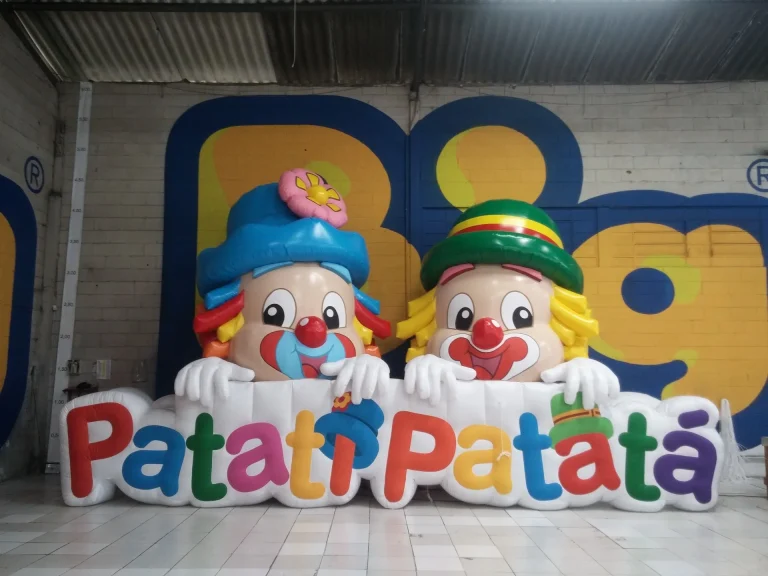 Letreiro inflável