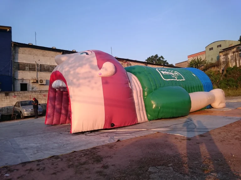 Túnel inflável