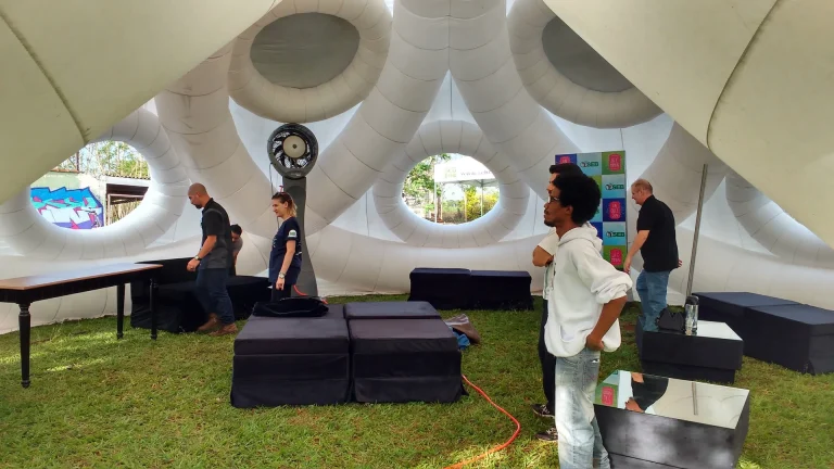 Stand inflável
