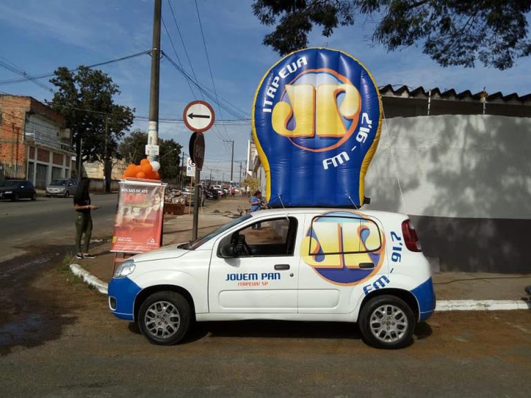 Logotipo inflável