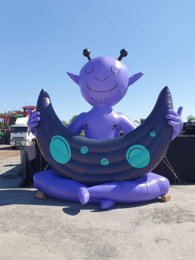 Boneco inflável
