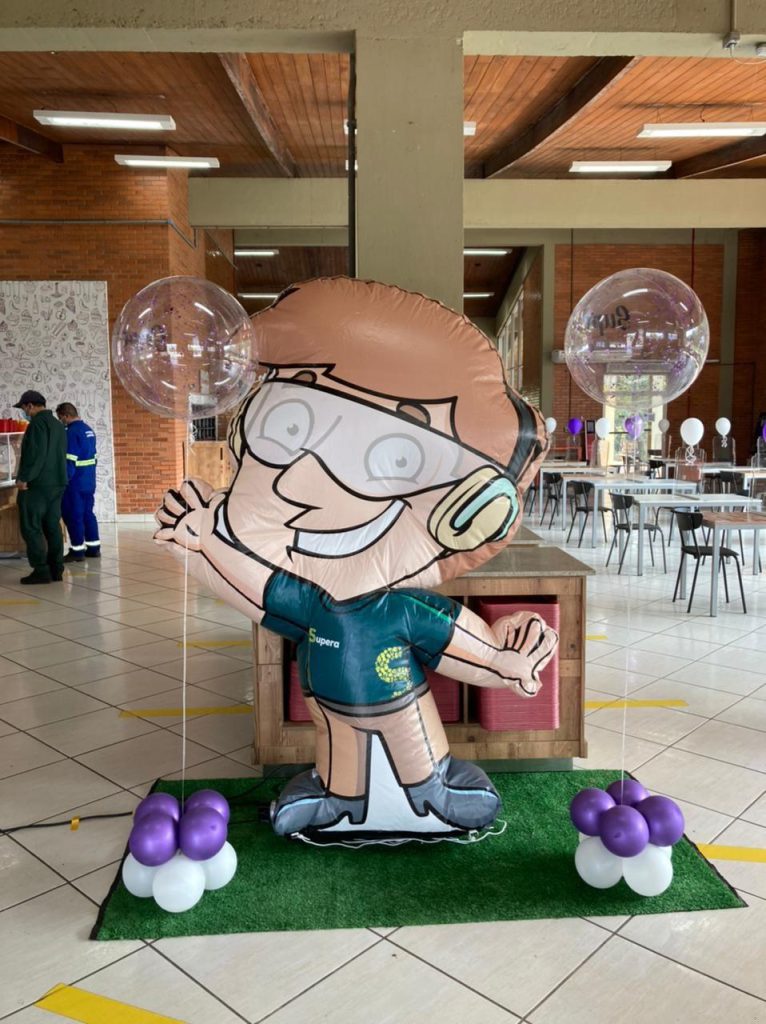 Boneco inflável