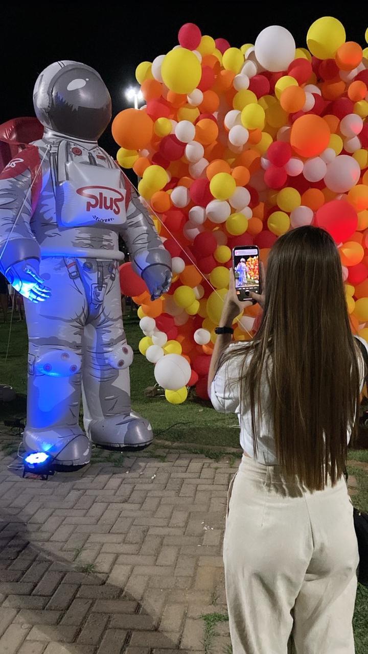 Boneco inflável