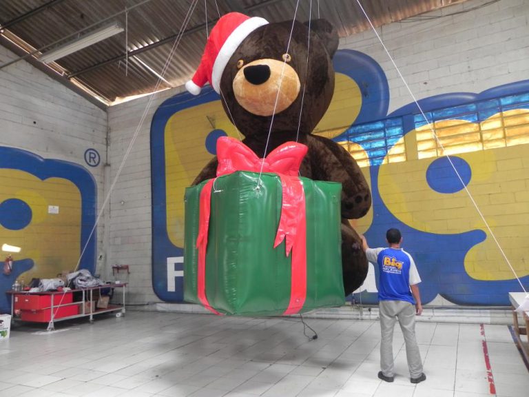 Papai Noel inflável