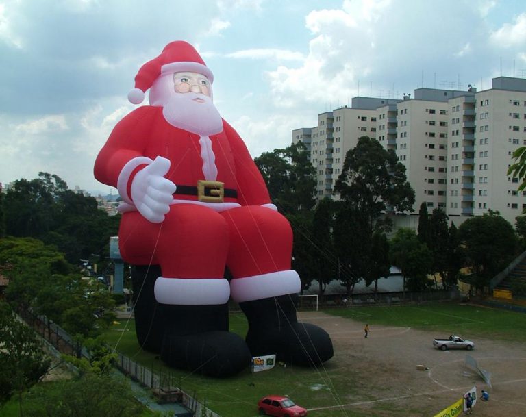 Papai Noel inflável