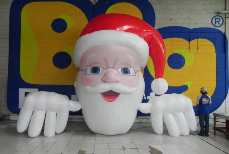 Papai Noel inflável